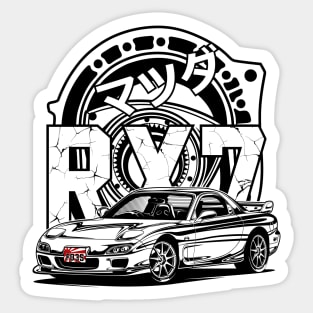 RX7 FD3S Rotary Engine Sticker